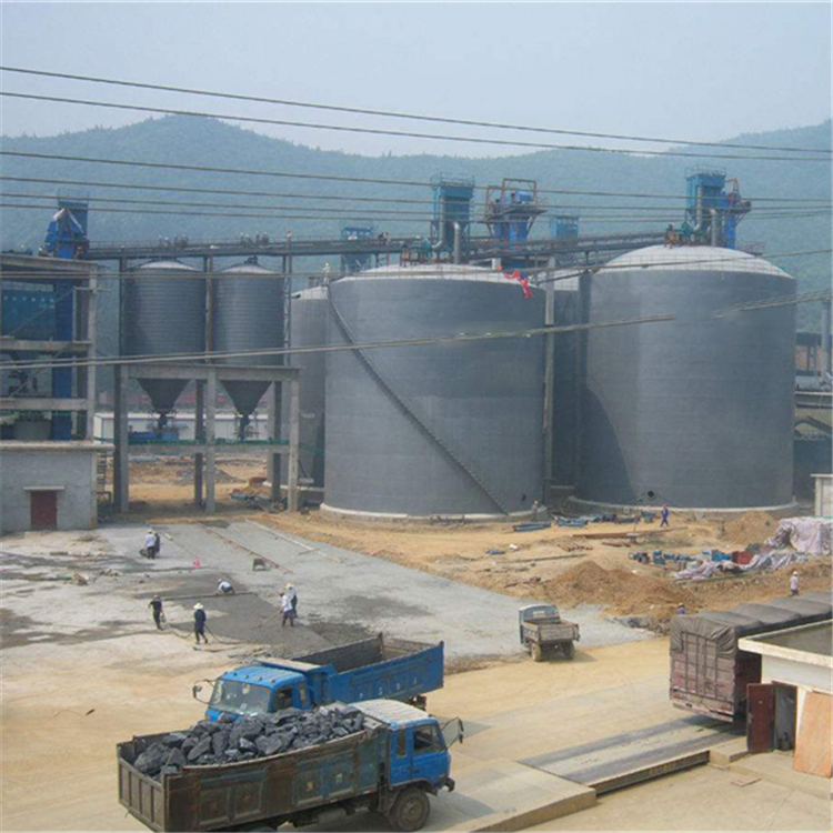 文昌水泥钢板仓2座3000吨青岛项目进入施工